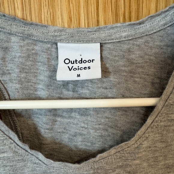 Outdoor Voices Gray Medium Workout Tank Top - Picture 3 of 3